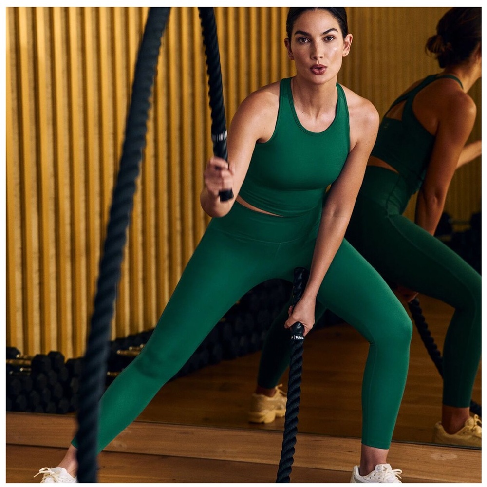Beyond Yoga Green Leggings High Waist Performance